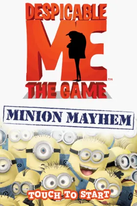 Despicable Me - The Game - Minion Mayhem (USA) (En,Fr,De,Es,It) screen shot title